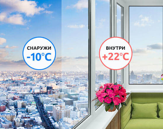 теплое остекление
